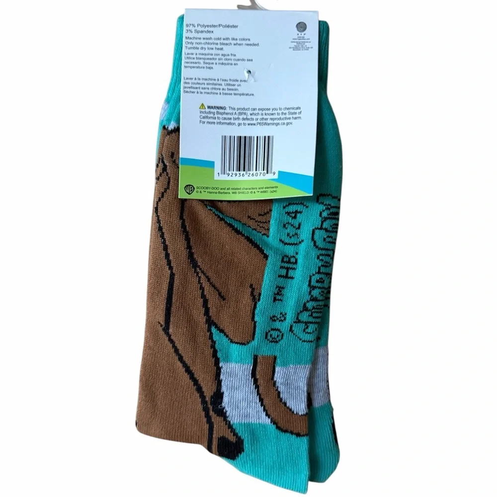 Warner Bros. Scooby-Doo Crew Socks size 6-12